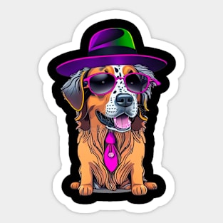 Stylish Dog Sticker